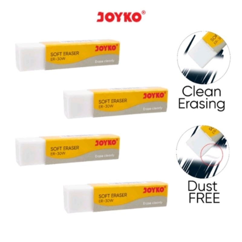 

Penghapus/eraser soft joyko er-30w putih/hitam satuan murah