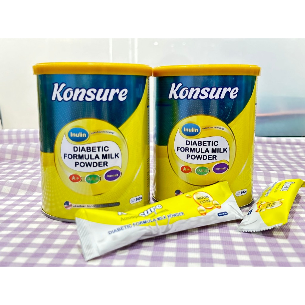 

[Combo 10 kaleng ]Susu Diabetes Konsure 500g