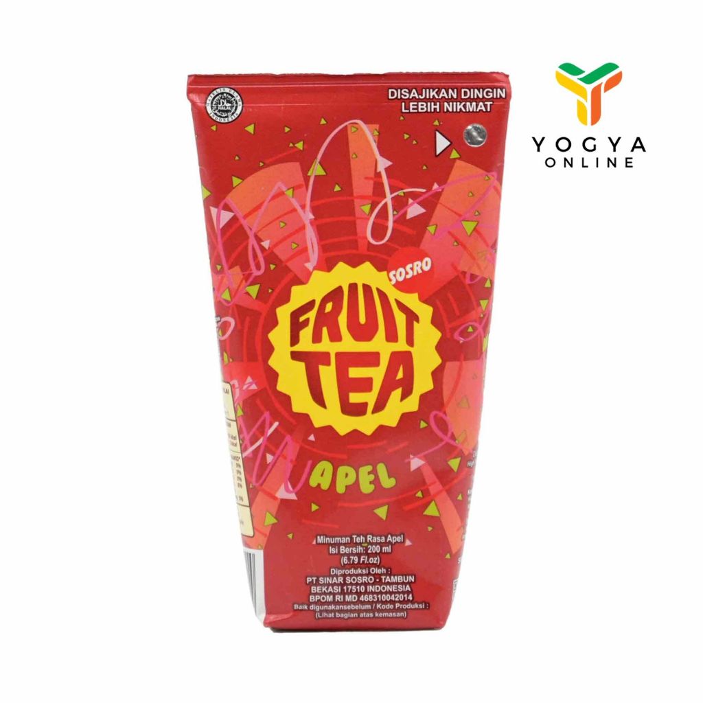 

Sosro Fruit Tea Apple 200 Ml Minuman Teh