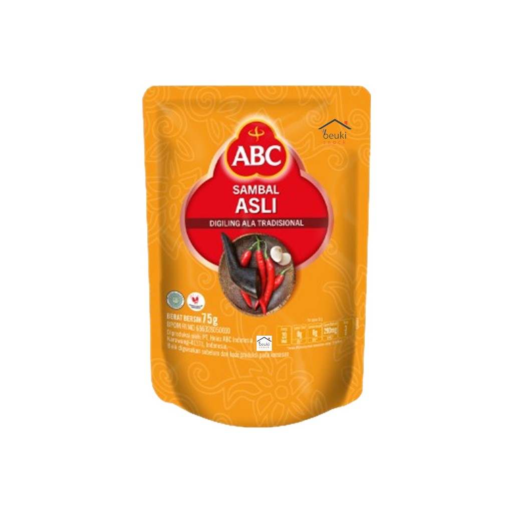 

ABC Asli Pedas Kemasan Sachet 75gr Pedas Asli