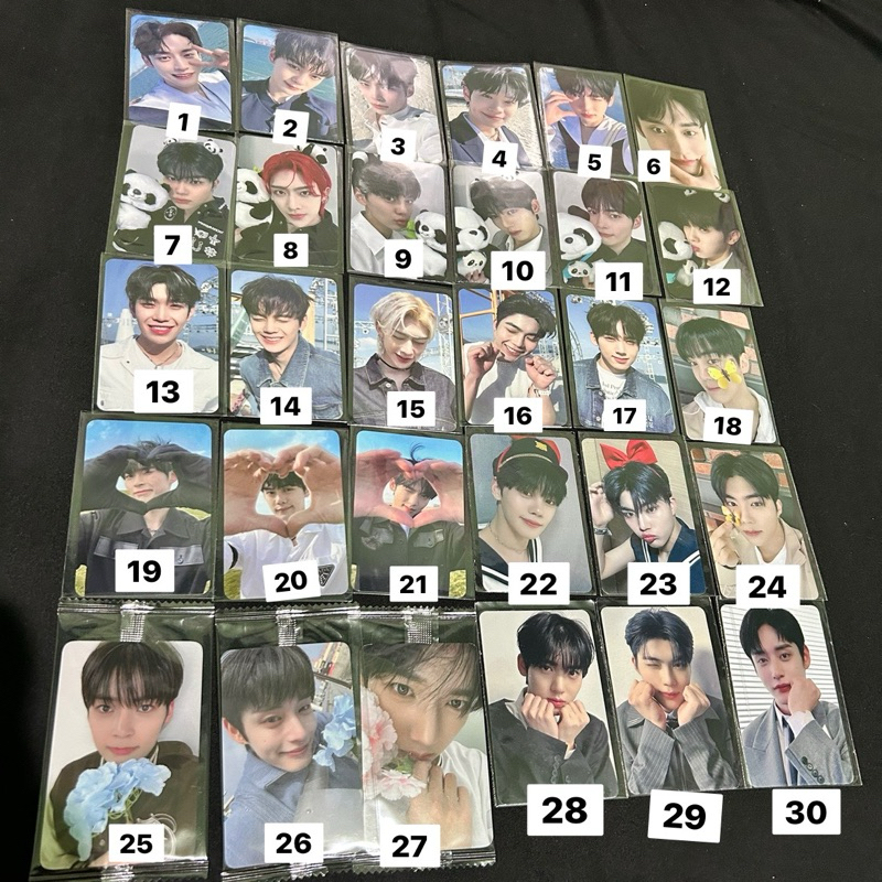 PHOTOCARD PC ZB1 ZEROBASEONE ZHANGHAO ZHANG HAO HANBIN YUJIN RICKY GUNWOOK GYUVIN TAERAE JIWOONG MAT