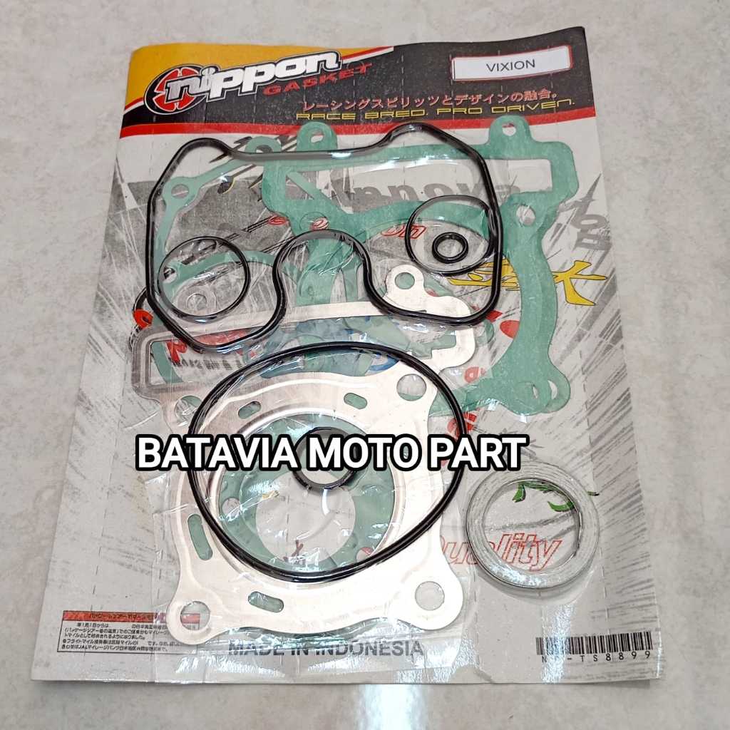 TOPSET PAKING TOP SET BLOK HEAD VIXION OLD  GASKET VIXION LAMA