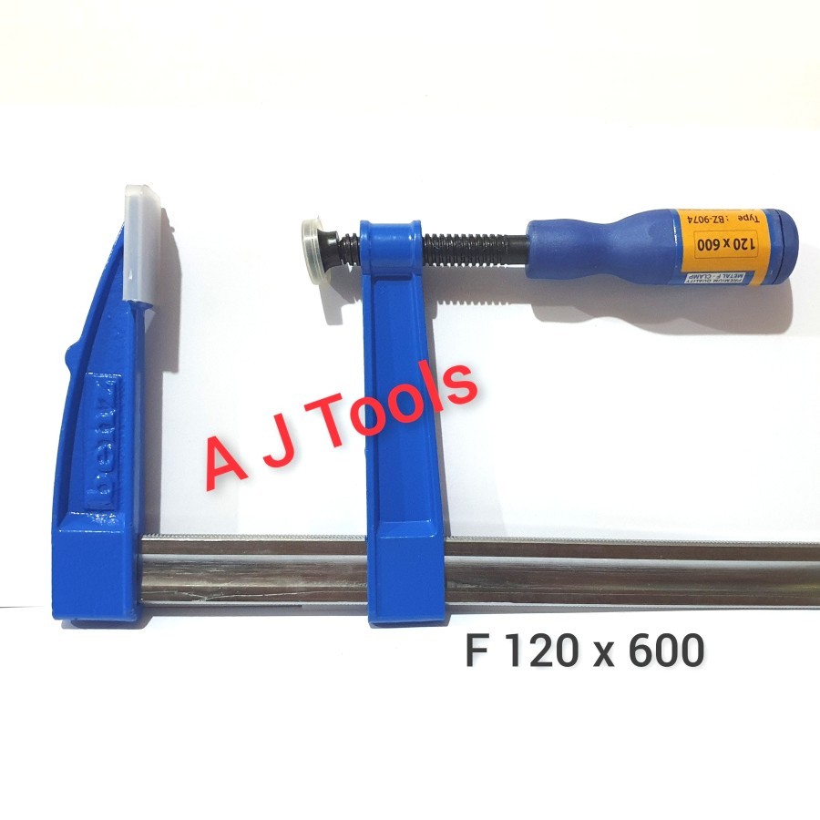 KLEM / CLAMP F 120 X 600 BENZ ALAT PENJEPIT KAYU 60 CM