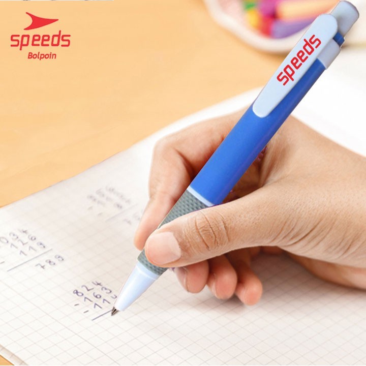 

SPEEDS Pen Pulpen Tinta Ball Pen Bolpoin Tulis BallPoint Bolpen Pena Alat Tulis Kantor Belajar