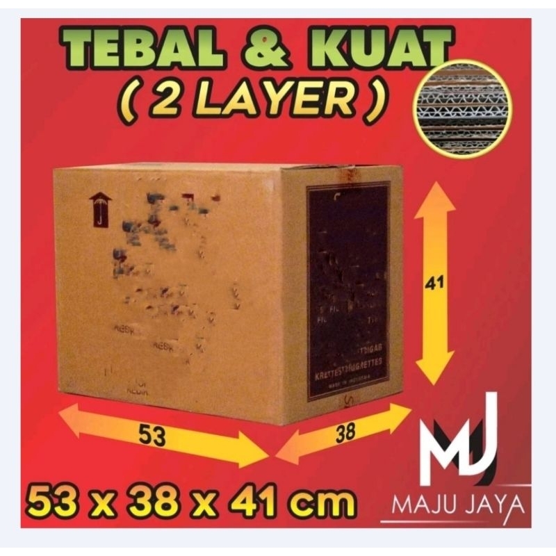 

Kardus pindahanF tebal,kuat,&besar+plastik packing size P.53cm x L.38cm x T.41cm( pesanan langsung dikirim)