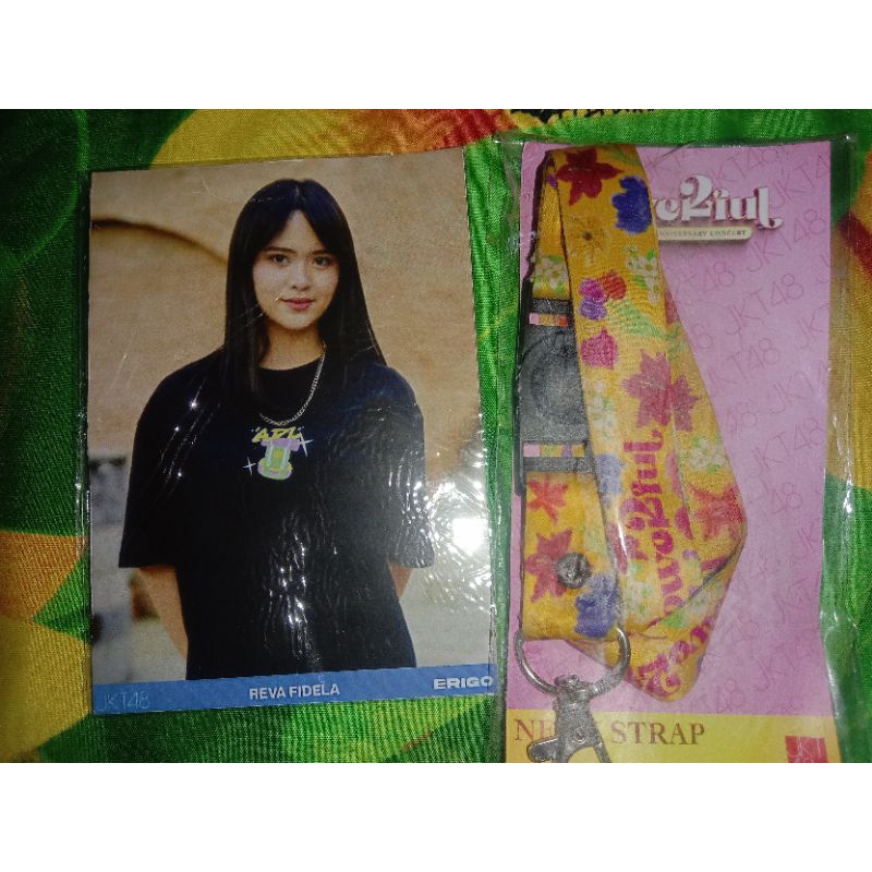 Paket bundling Photopack Adel Erigo x JKT48 Vol5 & Lanyard Flowerful JKT48 official