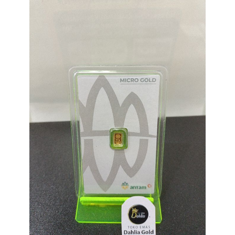 LOGAM MULIA Antam Micro Gold 0,1 gr