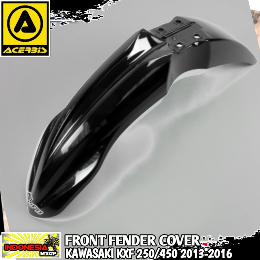 KAWASAKI KX - KXF 250 450 F 2013 2014 2015 2016 - ACERBIS FRONT FENDER COVER - SPAKBOR SLEBOR - SAYA