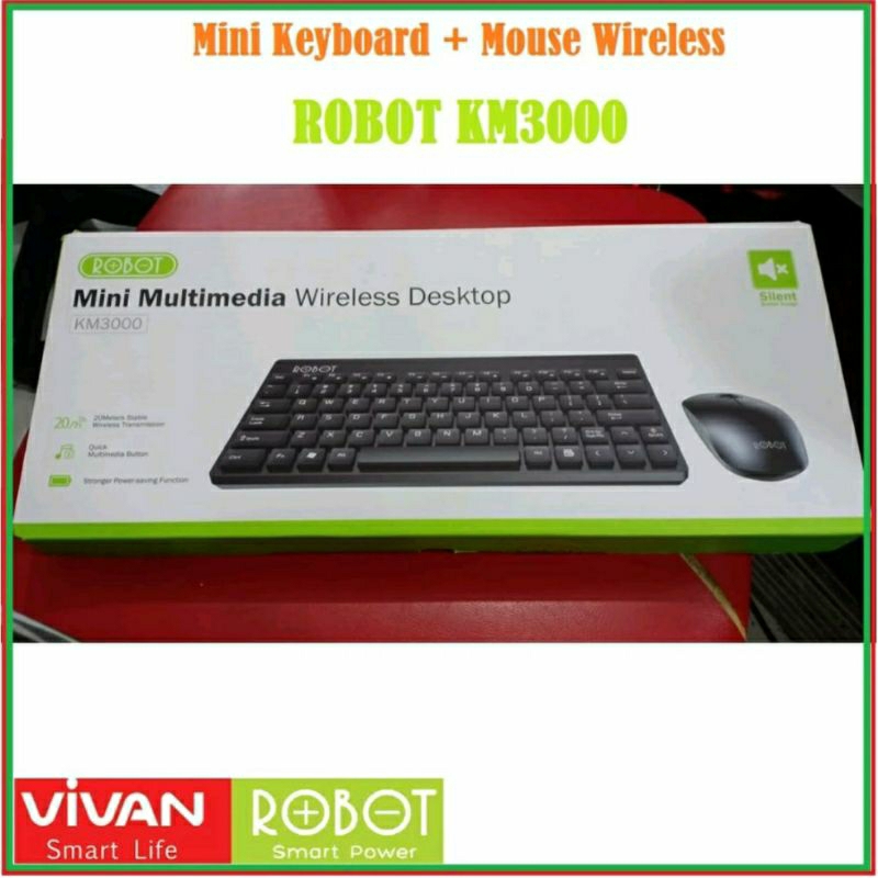 Keyboard Robot Wireless KM3000