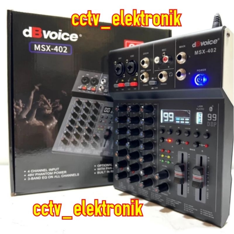 MIXER DB VOICE MUXER MX 402 MIXER 4 CHANEL DB VOICE ORIGINAL MIXER MX 402 DB VOICE