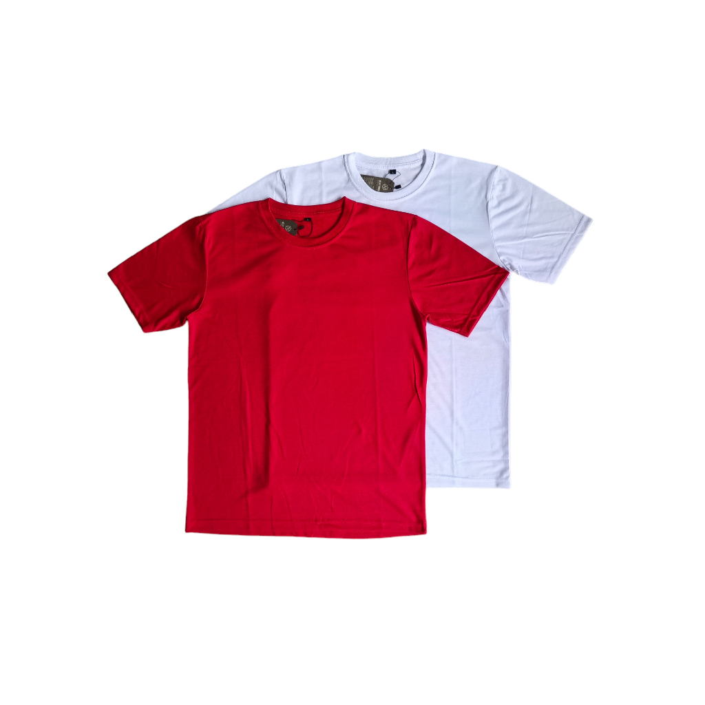 Baju Kaos Polos Merah Putih 17 Agustus 2024