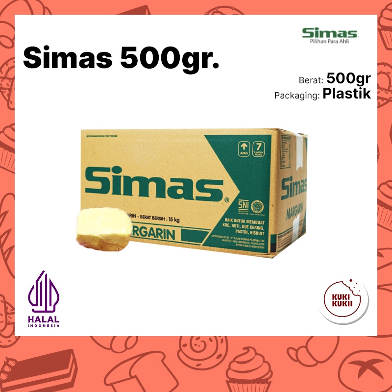 

SIMAS Margarine 500gr REPACK | Mentega KILOAN SIMAS 500 gram