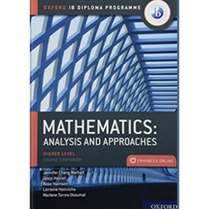 BUKU Mathematics: Analysis and Approaches, Higher Level, Course Companion (Oxford Ib Diploma Program
