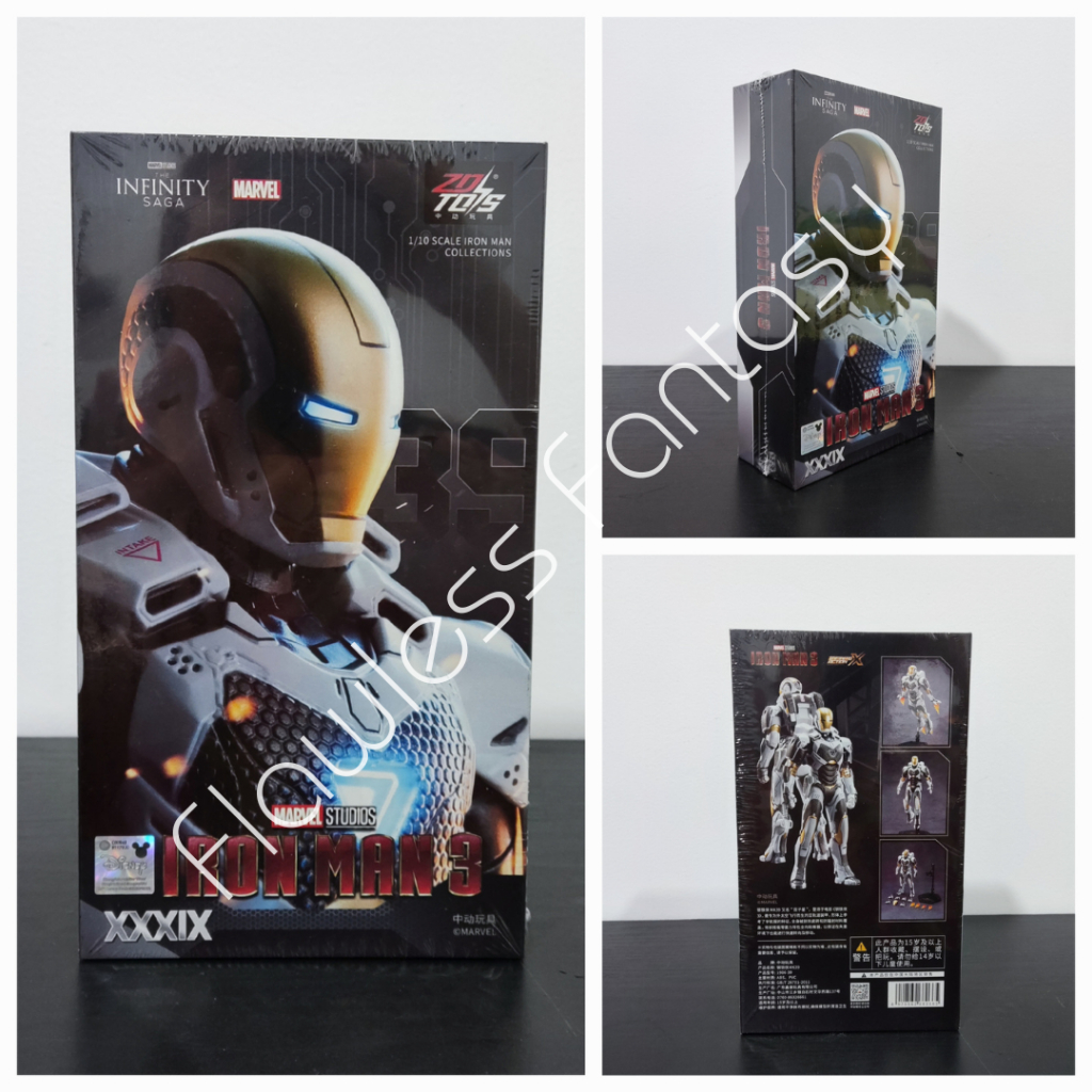 ZD Toys Avengers Iron Man Ironman 3 Starboster Starboost Mark MK 39 XXXIX Gemini Armor Original Acti