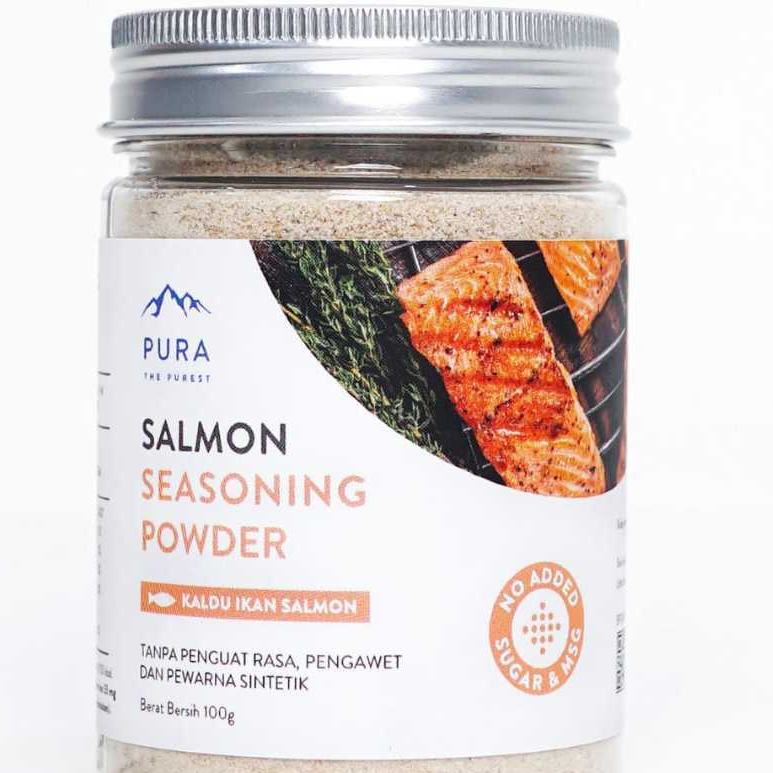 

Pura Salmon Seasoning Powder / Bumbu Penyedap Non MSG Salmon - 100 g