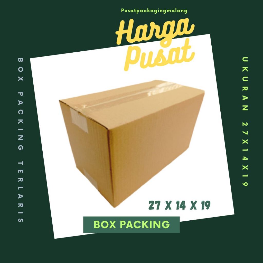 

Kardus AMDK 27x14x19 (32x120ml) Box Packing Karton Dus Kotak Kemasan Air Minum Jamu Minuman