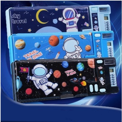 

kotak pensil magnet pencil case tepak plastik multifungsi premium