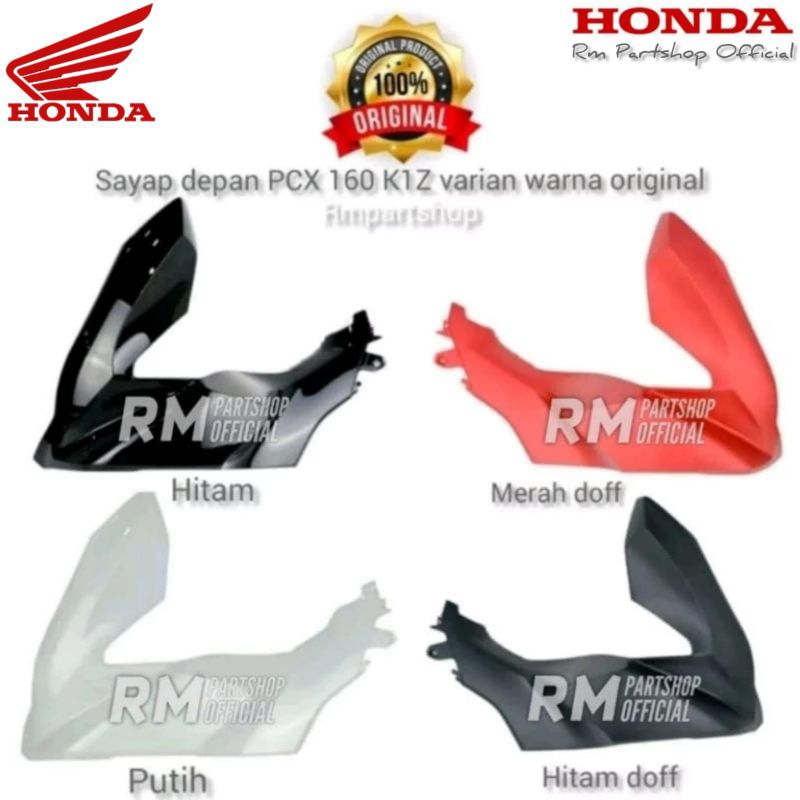 sayap PCX K1Z ORIGINAL Cover front side kanan or kiri sayap depan PCX 160 new original