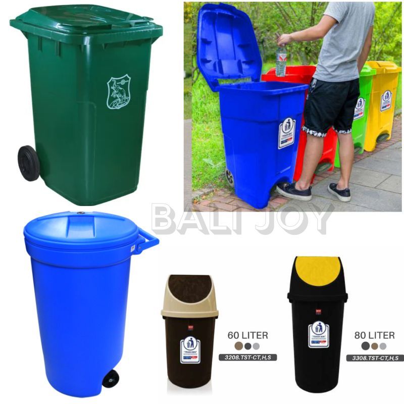 TONG SAMPAH PEDAL 240 LITER  / TONG SAMPAH JUMBO - TONG SAMPAH RODA - TONG SAMPAH JUMBO DENGAN RODA 