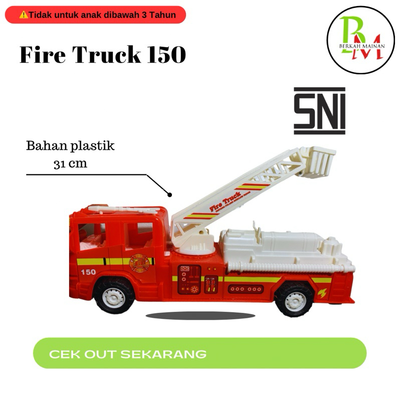 BM Mobil Mainan PEMADAM KEBAKARAN FRICTION 150