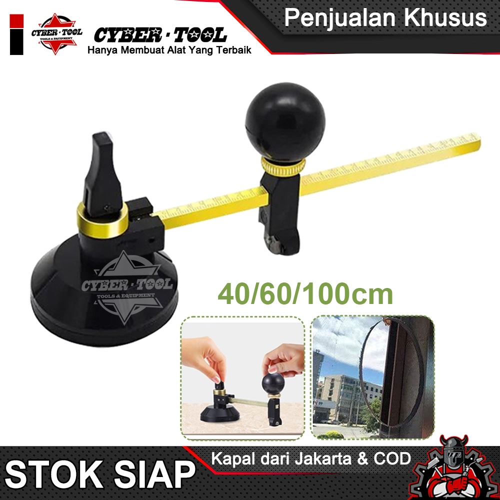 Alat Potong Kaca Bulat Pemotong Kaca Keramik Circular Glass Cutter Alat Potong Kaca Meja Putar