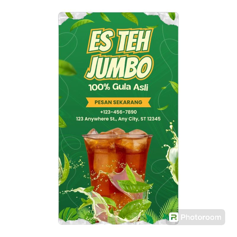 Banner Es Teh Jumbo