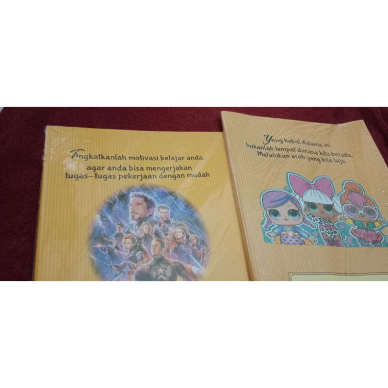 

Sampul Buku Kertas Fancy Karakter COKLAT Tebal