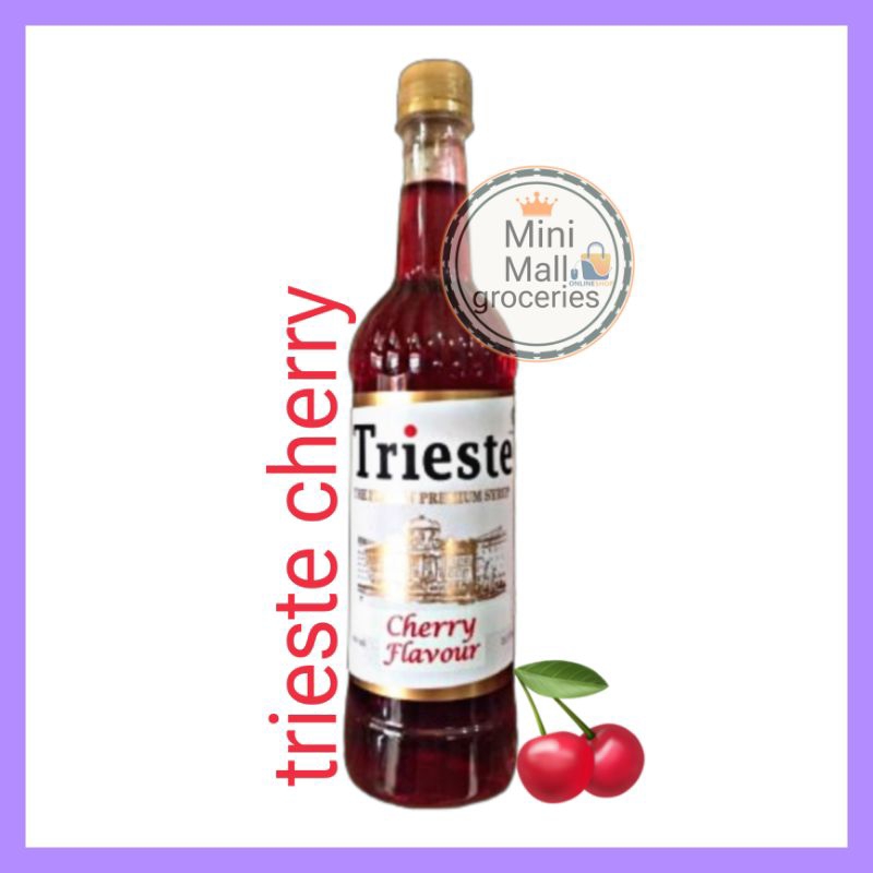 

syrup trieste cherry 650ml / sirup trieste rasa cherry 650 ml