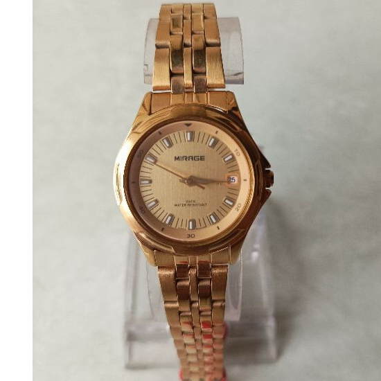 Jam Tangan MIRAGE, ORIGINAL, Jam Tangan Wanita, JAM TANGAN WARNA GOLD