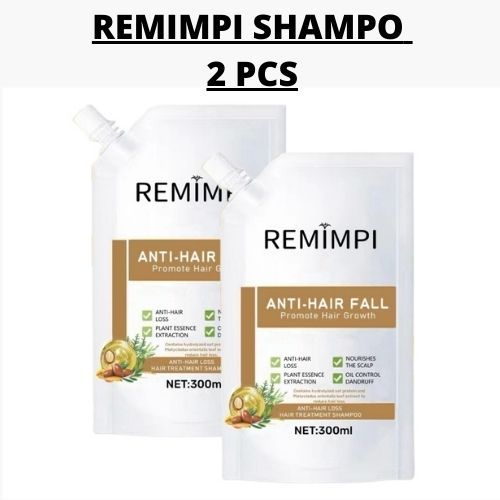 ISI 2 PCS REMIMPI Shampo Penumbuh Rambut Anti Hair Fall Original Official Store