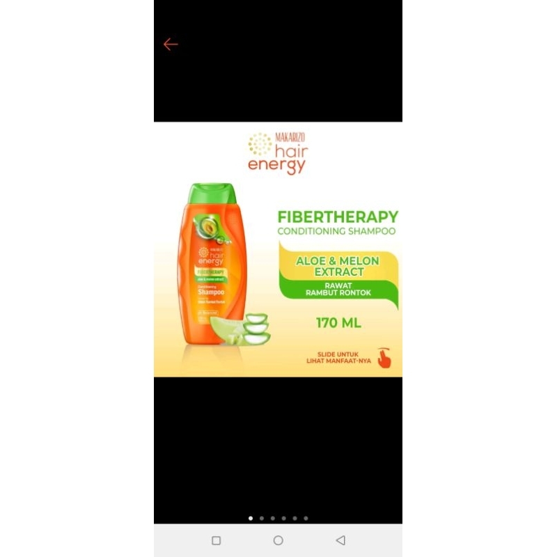 Makarizo shampoo