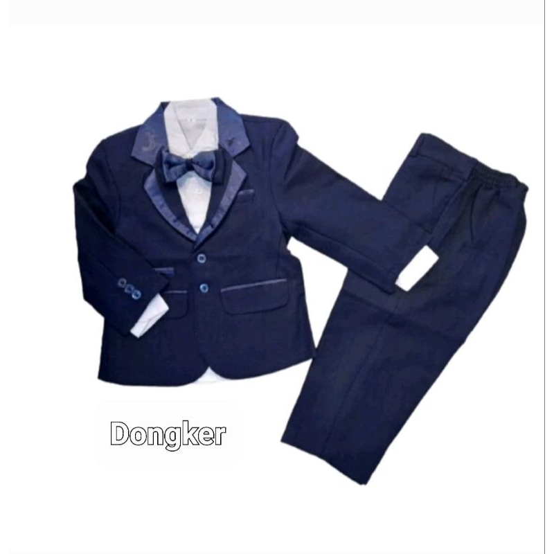 Setelan Jas Anak Laki-Laki Tuxedo Umur 1-13 Tahun