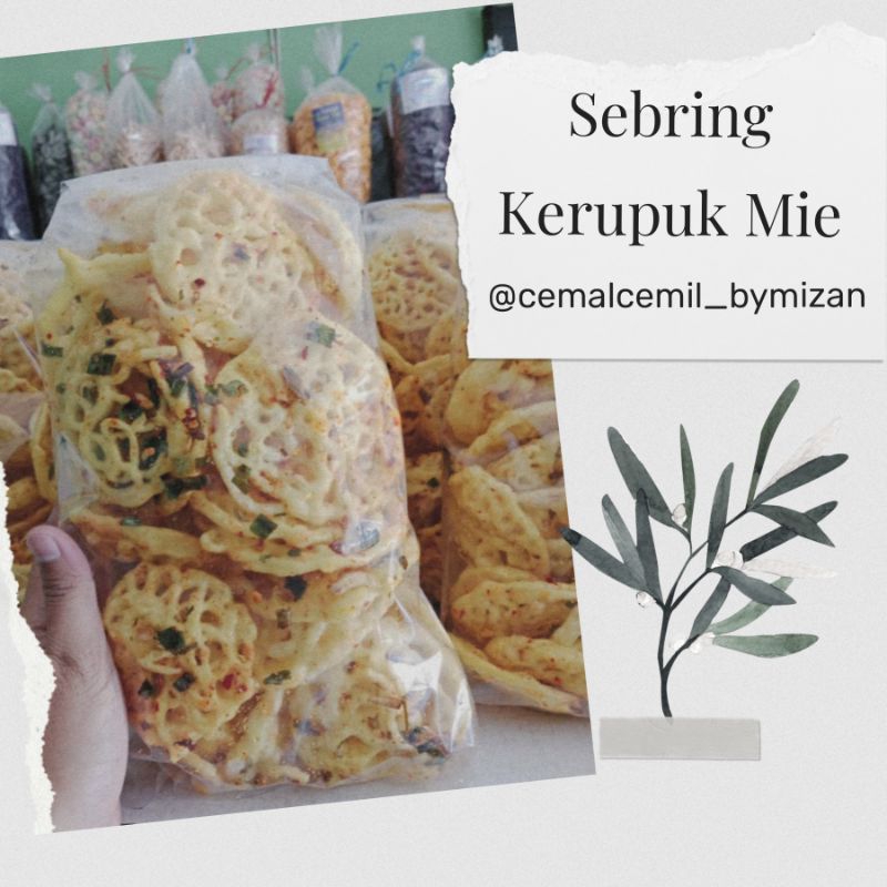 

Sebring Kerupuk Mie Original & Pedas || 250 Gram