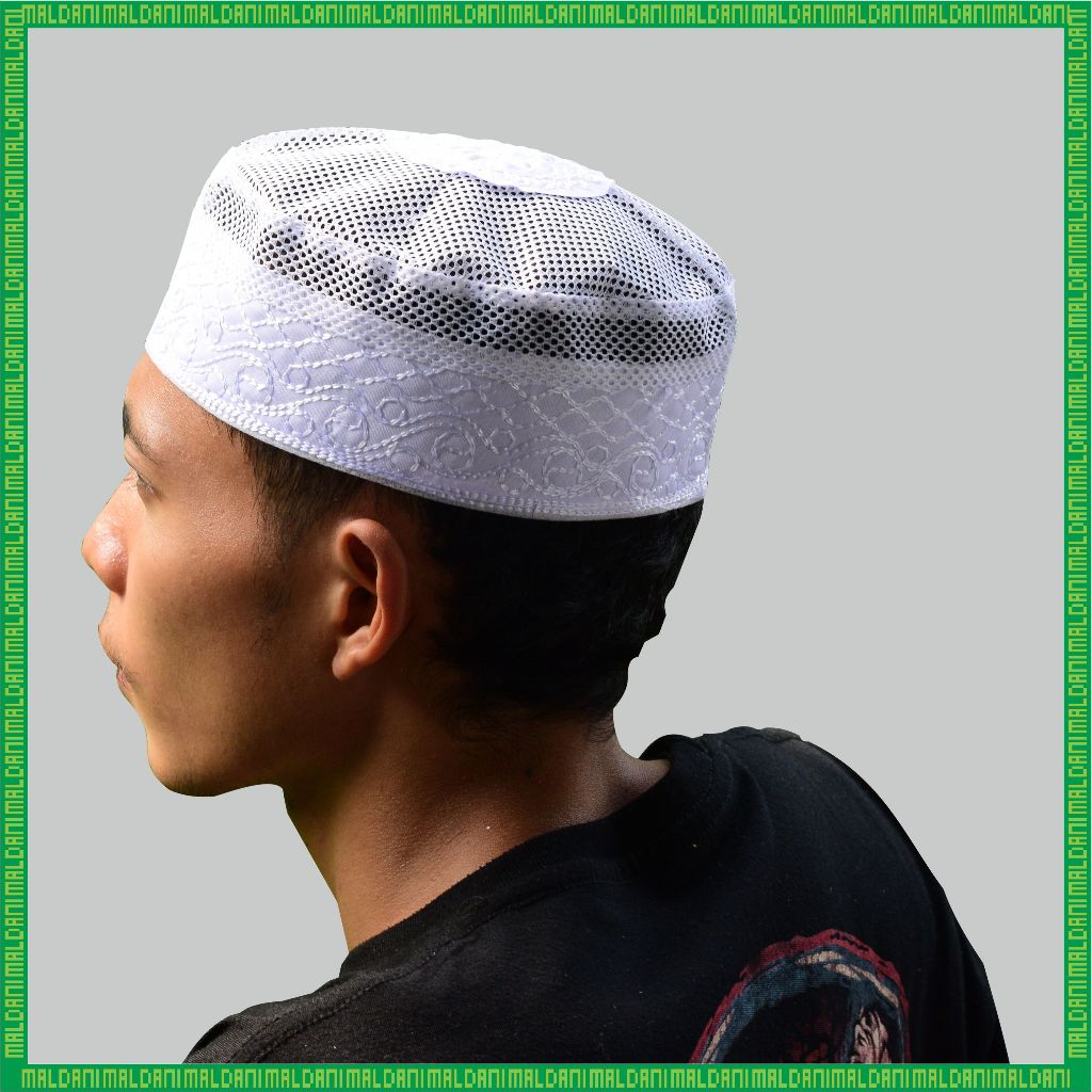 Peci Madinah Ikaf Peci Haji Putih Peci Putih / Kopyah Haji / Kopiah Putih