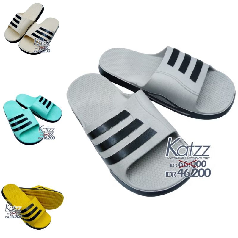 Katzz - Sandal Slop Pria/ Sandal Casual / Sandal Hangout / Sandal Kekinian / Sandal Terbaru / sandal