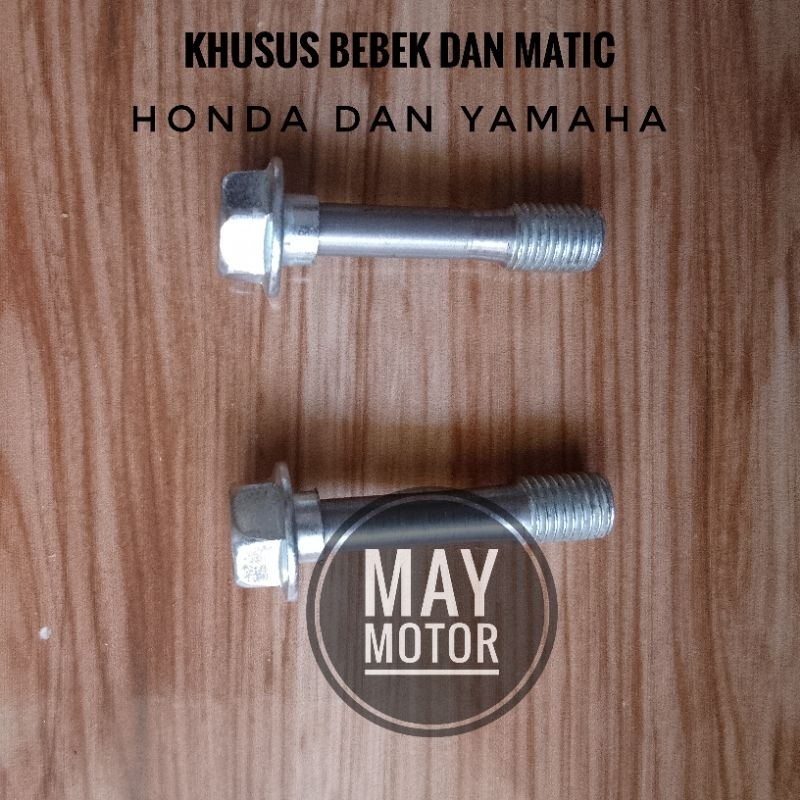 Baut Penurun Shock Depan Baut Ceper Baut Lowering Baut Downside Shock Depan Baut Stang Segitiga Untu