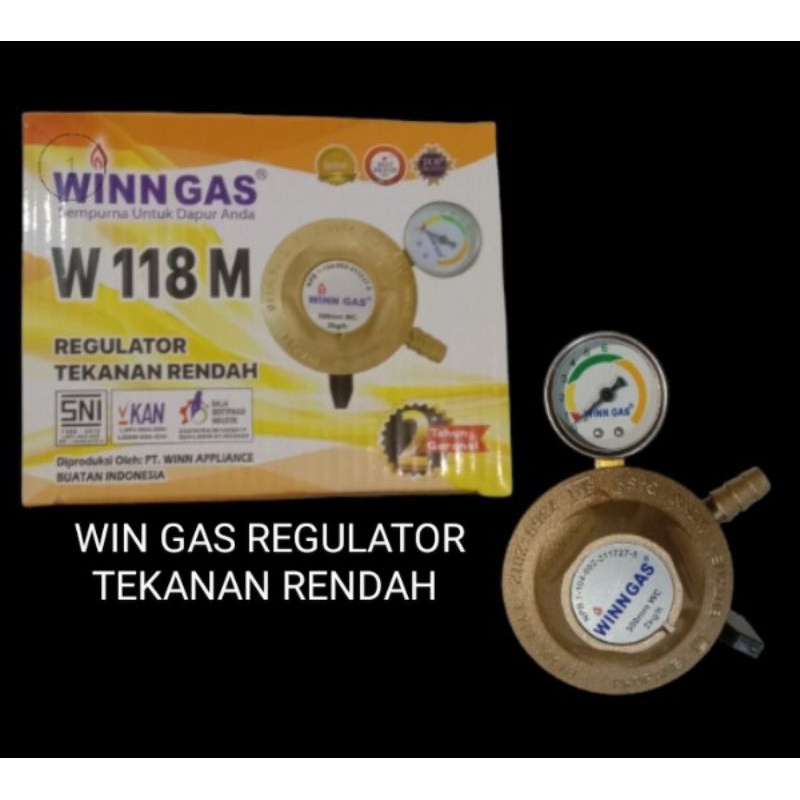 REGULATOR KOMPOR LPG WIN GAS TEKANAN RENDAH LOW PRESSURE