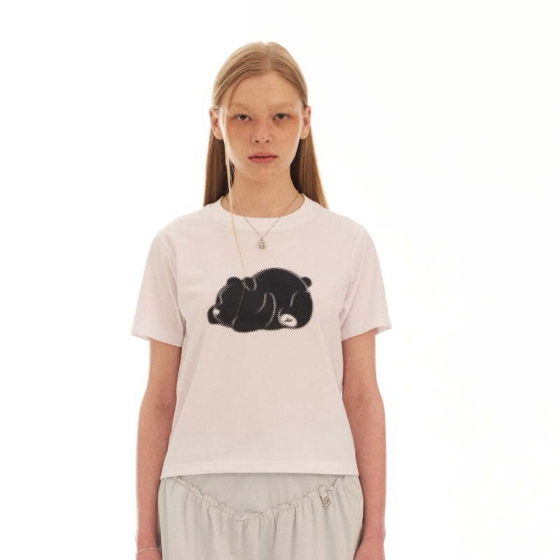 (PO KOREA) AQO STUDIO - AQO CROP T-SHIRT - ORIGINAL KOREA