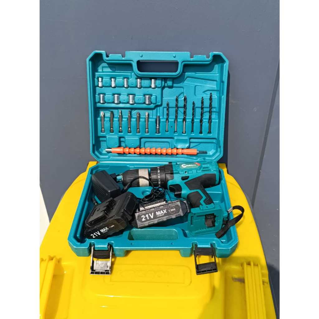 Bor Cordless / Bor Baterai 21V Bor Impact / Bor MAILTANK SH-215 CORDLESS IMPACT DRILL 21 VOLT REAL