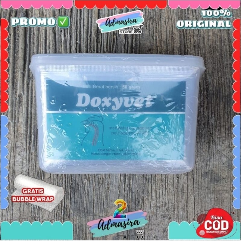 DOXYVET 50Gram 1 BOX Toples Medion isi 10 Sachet