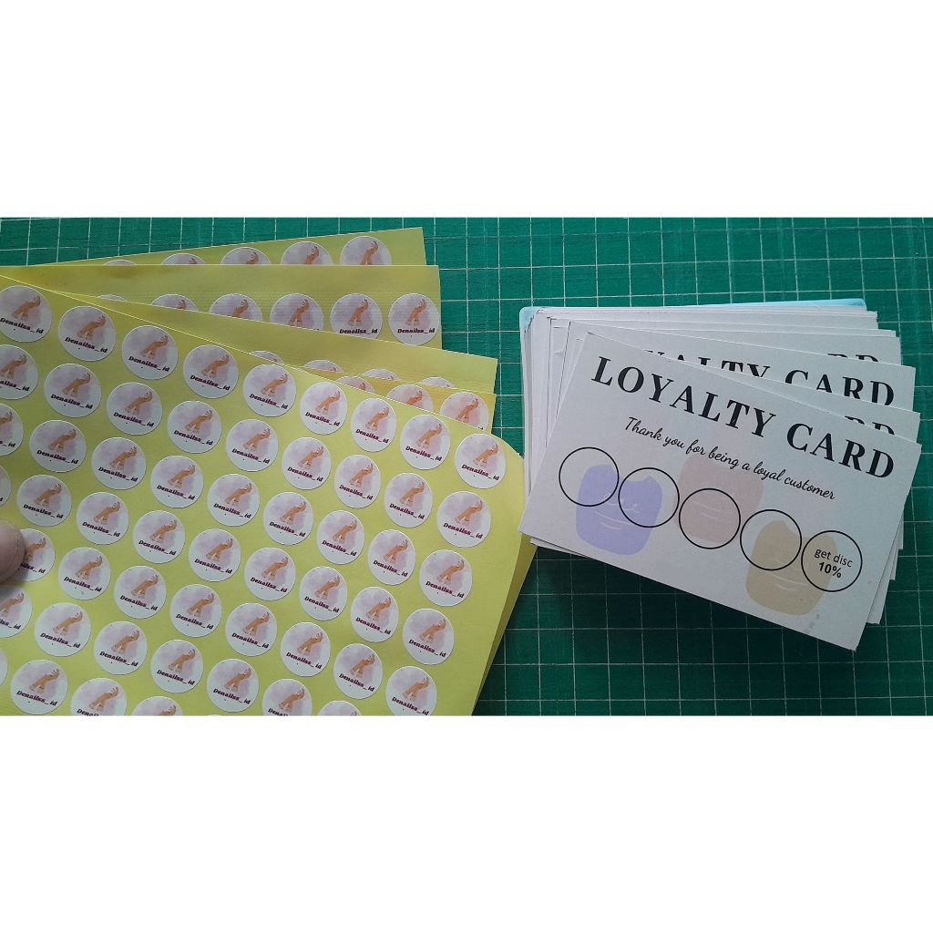 

Stiker Loyalty Card