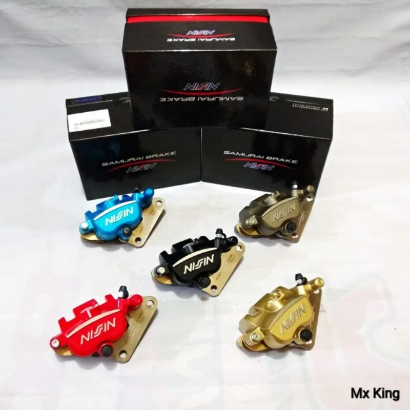 Kaliper Depan MX King Nissin Samurai 2 Piston