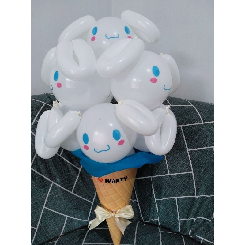 buket cone balon cinnamoroll wisuda graduation birthday