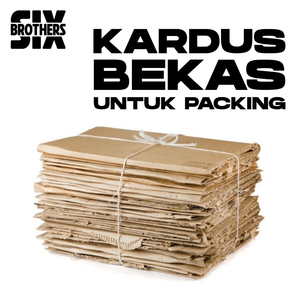 

kardus bekas tambahan packing yg ada di toko kami