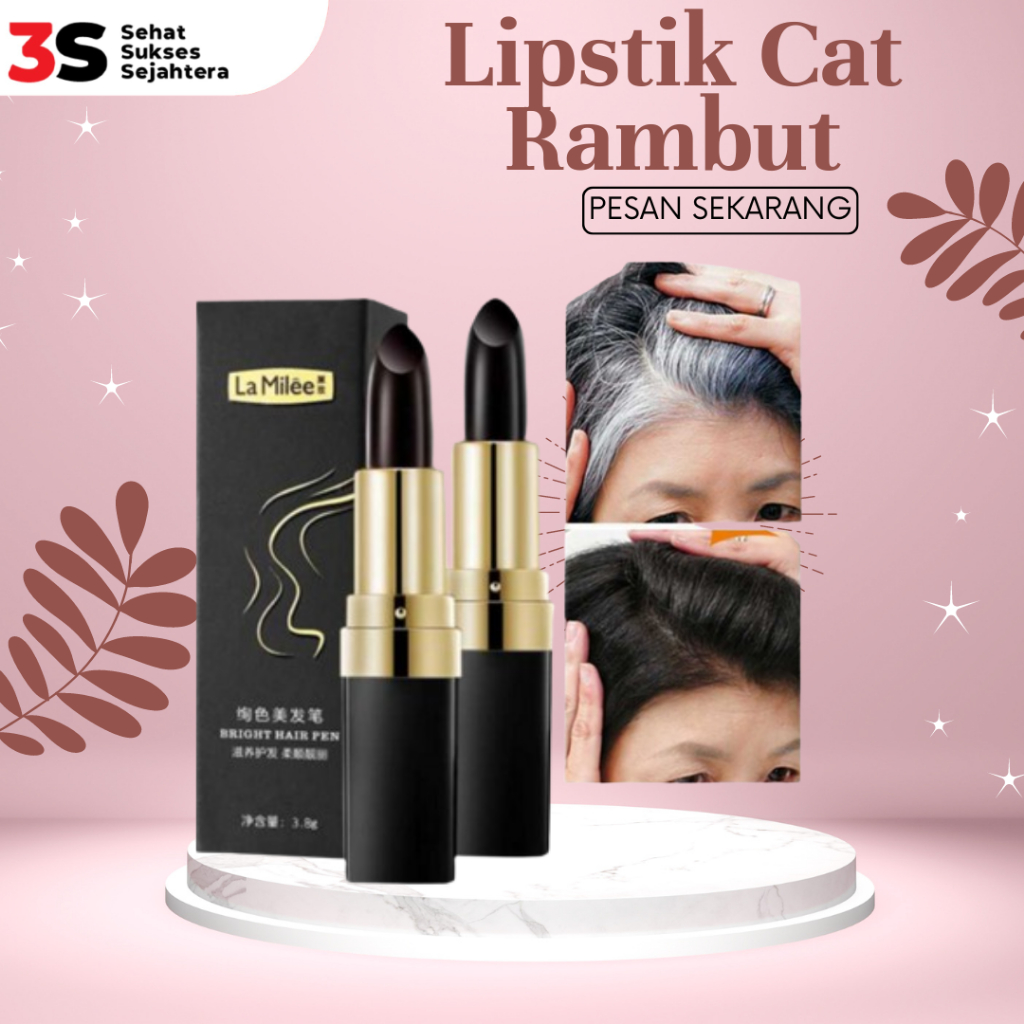 JFactory Lipstik Cat Pewarna Rambut Penghitam Uban