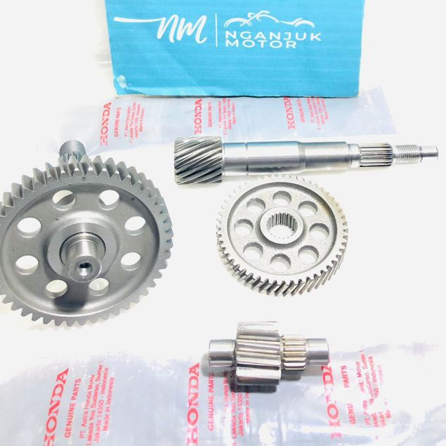 AS GEAR BOX GIR PULLY GARDAN RASIO SET HONDA BEAT FI K25 STATER KASAR SCOOPY FI K16 STATER KASAR TAH
