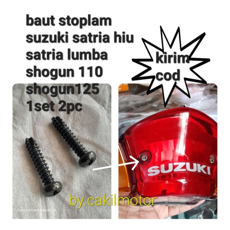 baut lampu belakang satria hiu lumba shogun grade original