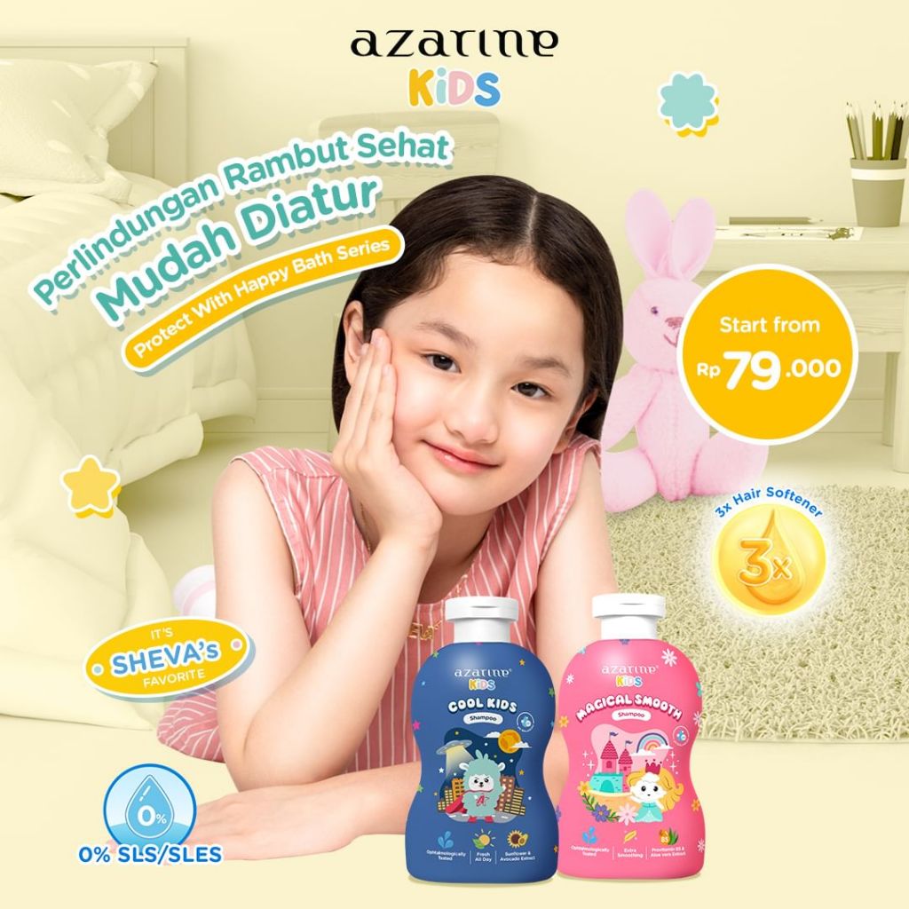 AZARINE KIDS Shampo Anak No SLS Shampoo - 300ml