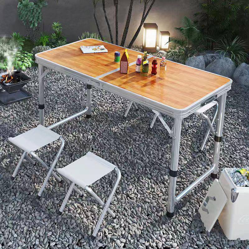 meja lipat kayu meja kaki bulat meja makan lesehan Meja Koper Meja Lipat portable