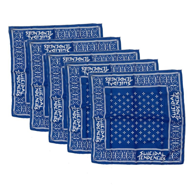 BANDANA - SLAYER MOTIF - SCARF - SCDL BIRU